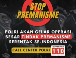 Demi Terciptanya Stabilitas Keamanan, Korps Brimob Polri Dukung Penuh Operasi Besar Berantas Premanisme